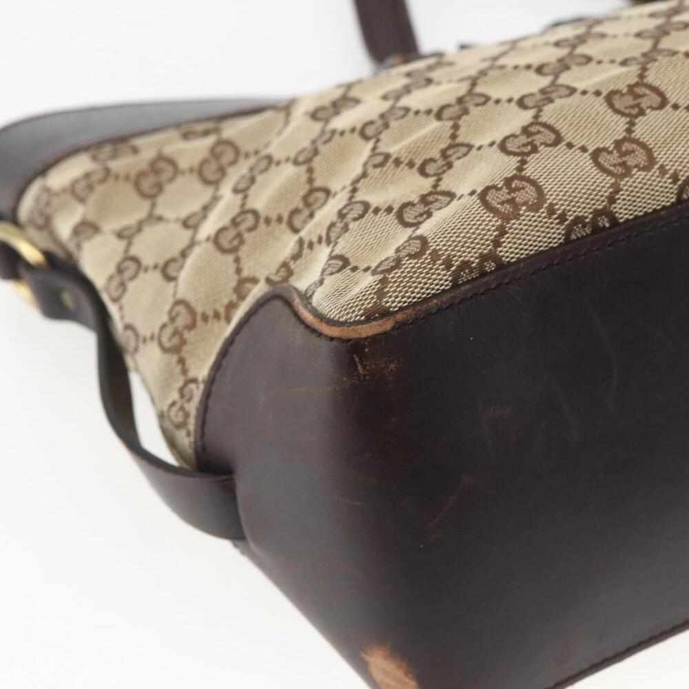 GUCCI GG Canvas Tote Bag Beige Gold 106251 Auth 162943 - Picture 16 of 16
